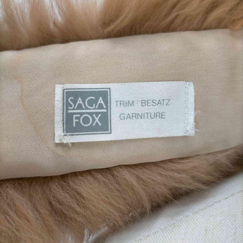 サガフォックス SAGA FOX ティペット マーフラー フォックスファー クリップ レディース
