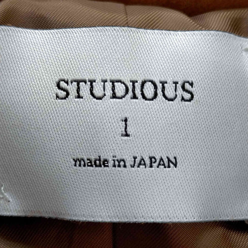 ステュディオス STUDIOUS ゴートレザーステンカラージャケット レディース JPN:1