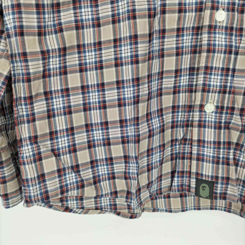 アベイシングエイプ A BATHING APE SHARK HOODIE SHIRT メンズ JPN:L