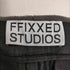 フィックスドスタジオ FFIXXED STUDIOS (フィックスドスタジオ) ウールベルテッドパンツ テーパード ジッパーフライ S チャコール レディース JPN:S