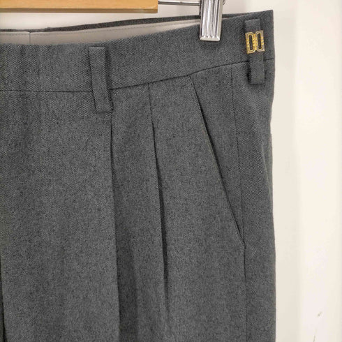 ダックス DAKS フォーマル センタープレスパンツ ウール ロゴ メンズ