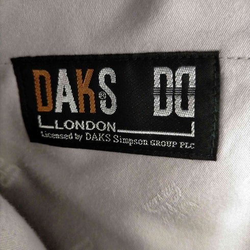 ダックス DAKS フォーマル センタープレスパンツ ウール ロゴ メンズ