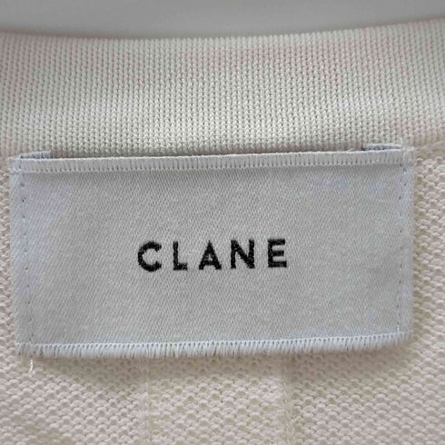 クラネ CLANE MIX COLOR KANOKO KNIT ニット カットソー 鹿の子 クルーネック レディース JPN:S