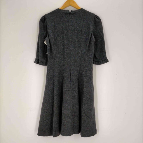 トゥービーシック TO BE CHIC 5分袖ウールフリルワンピース レディース JPN:40