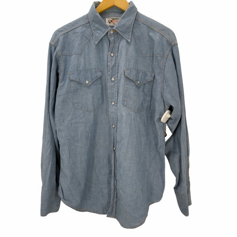 ペニーズ PENNEYS RANCHCRAFT ALL COTTON シャンブレー ウエスタンシャツ メンズ