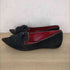 ケイトスペード Kate spade Adore Flats パンプス フラットシューズ ポインテッドトゥ タッセル フェイクスエード 5.5 22cm 黒 ブラック レディース JPN:22