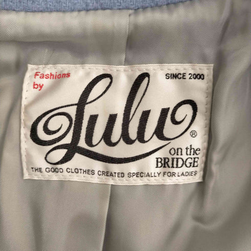ルルオンザブリッジ LuLu on the BRIDGE チェスターコート ウール ロング レディース JPN:36