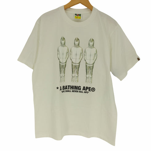アベイシングエイプ A BATHING APE SHARK FIGURE TEE メンズ JPN:L
