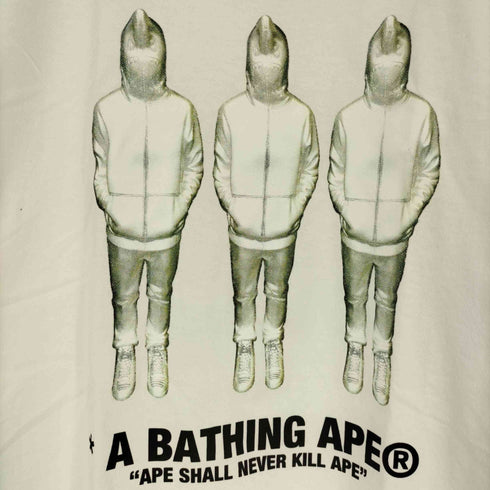 アベイシングエイプ A BATHING APE SHARK FIGURE TEE メンズ JPN:L