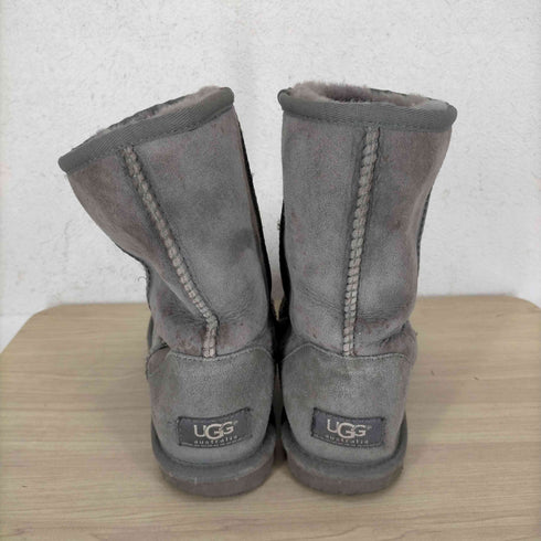 アグ UGG W CLASSIC SHORT クラシック ムートンブーツ ショート USA5 22.0cm グレー レディース JPN:22