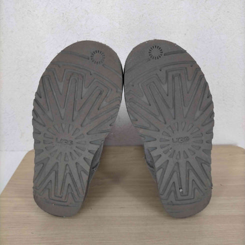 アグ UGG W CLASSIC SHORT クラシック ムートンブーツ ショート USA5 22.0cm グレー レディース JPN:22