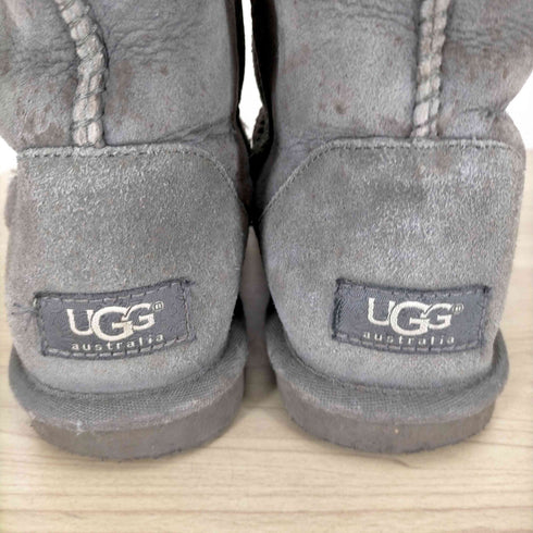 アグ UGG W CLASSIC SHORT クラシック ムートンブーツ ショート USA5 22.0cm グレー レディース JPN:22