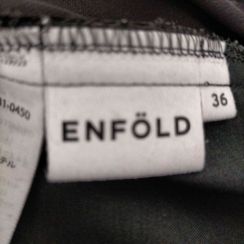 エンフォルド ENFOLD バックサテンジョーゼットゴムショッパーズ レディース JPN:36