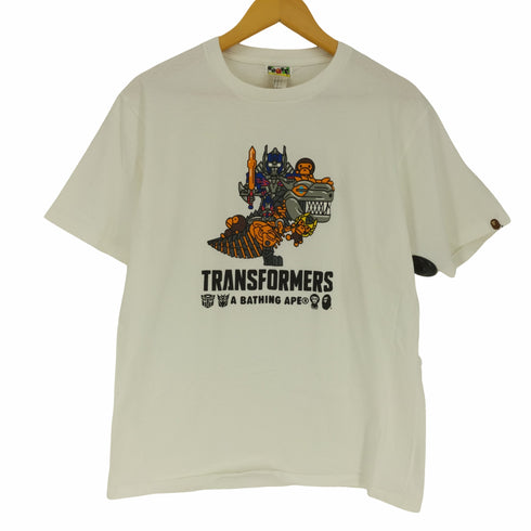 アベイシングエイプ A BATHING APE MILO PRIME OPTIMUS TEE メンズ JPN:L