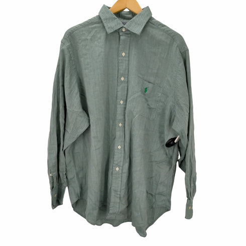 ポロバイラルフローレン Polo by RALPH LAUREN PHILIP ヘリンボーン 長袖シャツ メンズ import:XL