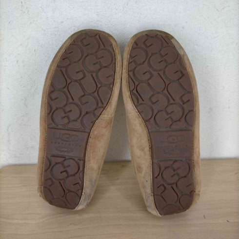 アグオーストラリア UGG Australia ANSLEY モカシン シューズ 24cm 茶色 ブラウン レディース JPN:24