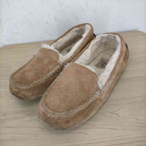 アグオーストラリア UGG Australia ANSLEY モカシン シューズ 24cm 茶色 ブラウン レディース JPN:24