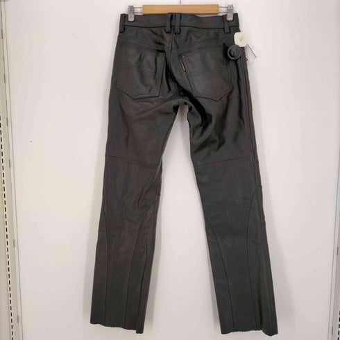カドヤ KADOYA パンチングレザーパンツ メンズ JPN:M