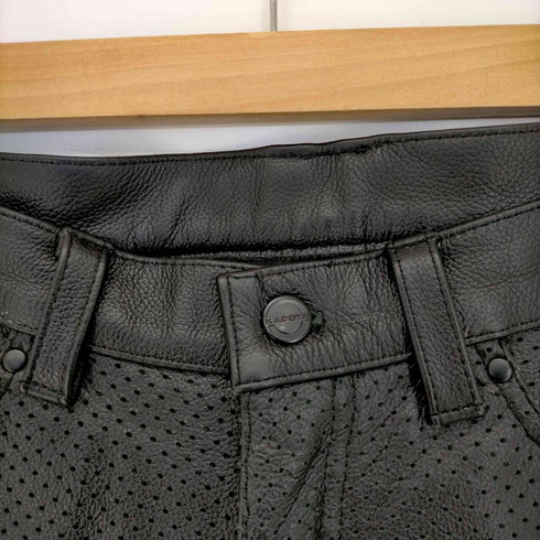 カドヤ KADOYA パンチングレザーパンツ メンズ JPN:M
