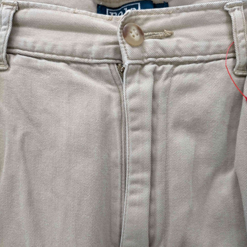 ポロバイラルフローレン Polo by RALPH LAUREN USA製 POLO CHINO 2タック チノパンツ メンズ 29/34
