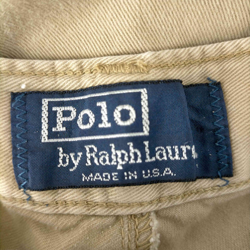 ポロバイラルフローレン Polo by RALPH LAUREN USA製 POLO CHINO 2タック チノパンツ メンズ 29/34