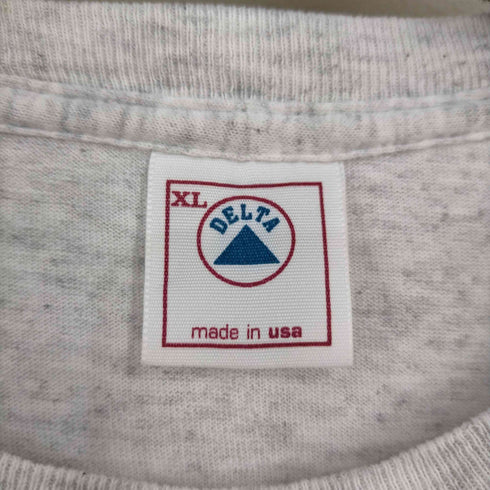 デルタ DELTA USA製 シングルステッチ deutschland プリント tシャツ 霜降りグレー メンズ import:XL