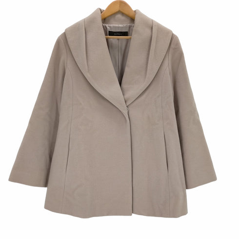 リフレクト Reflect アンゴラ混ショールカラーハーフコート レディース JPN:9号