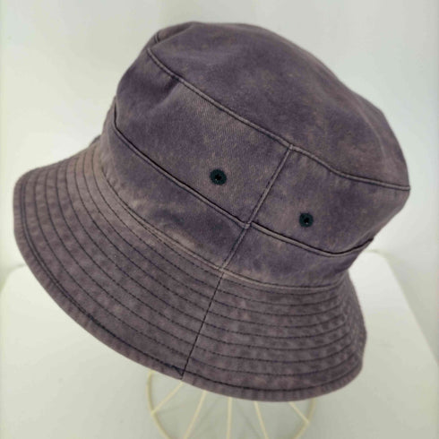 ポロゴルフラルフローレン POLO GOLF RALPH LAUREN ポニー刺繍 ブリーチ加工 バケットハット ナス紺 メンズ