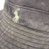 ポロゴルフラルフローレン POLO GOLF RALPH LAUREN ポニー刺繍 ブリーチ加工 バケットハット ナス紺 メンズ