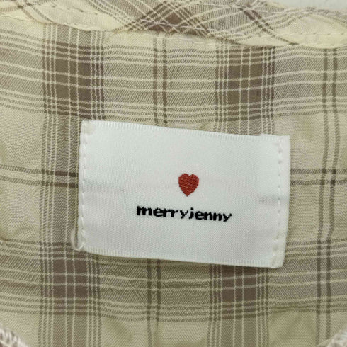 メリージェニー merry jenny チェックリボンキャミワンピース レディース FREE