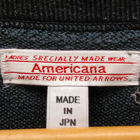 アメリカーナ Americana フロントロゴプリントスウェット レディース