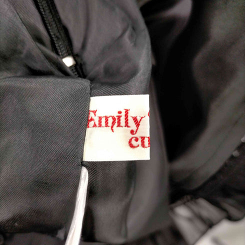 エミリーテンプルキュート Emily Temple cute ミニスカート 台形 フリル ツイード レディース