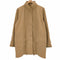 アクアスキュータム AQUASCUTUM スタンドカラーコート ミドル丈 ジップアップ フード レディース JPN:M