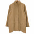 アクアスキュータム AQUASCUTUM スタンドカラーコート ミドル丈 ジップアップ フード レディース JPN:M