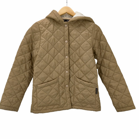 ラベンハム LAVENHAM キルティングジャケット ブルゾン アウター 中綿 フード スナップボタン 38 レディース JPN:38