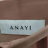 アナイ ANAYI ワイドパンツ ストレート リボンベルト付き レディース 36