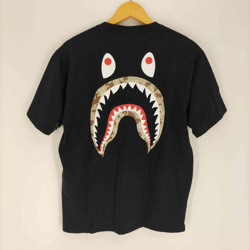 アベイシングエイプ A BATHING APE CAMO SHARK TEE メンズ JPN:L