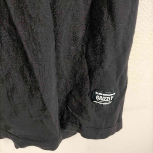 グリズリー GRIZZLY USA製 プリントデザインクルーネックカットソー メンズ JPN:L