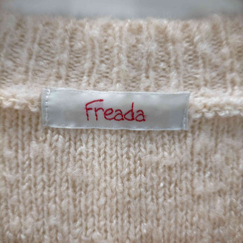 フリーダ Freada ニット ウール混 セーター 長袖 プルオーバー クルーネック レディース FREE