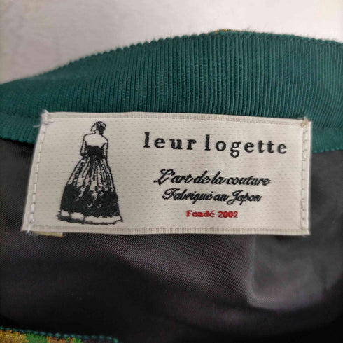ルールロジェット leur logette flower jacquard skirt レディース