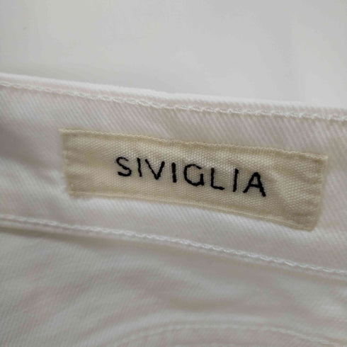 SIVIGLIA テーパード デニムパンツ ジーンズ ストレッチ ジップフライ レディース 24