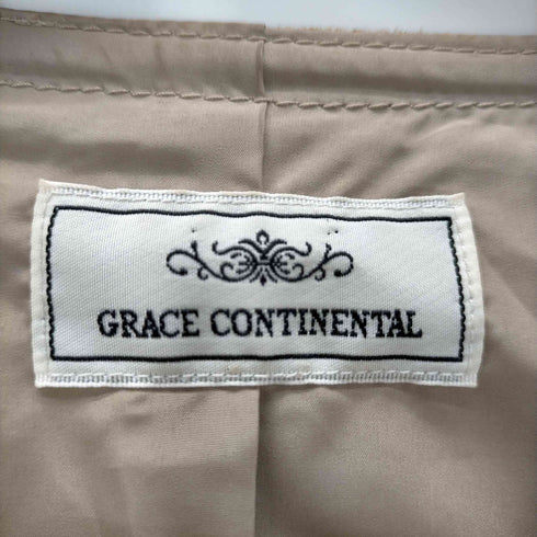 グレースコンチネンタル GRACE CONTINENTAL スウェードジャケット 背抜き 薄手 山羊革 レディース JPN:36