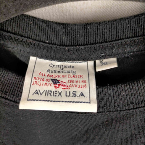 アヴィレックス AVIREX U.S.AIR CORPS クルーネックカットソー メンズ JPN:XL