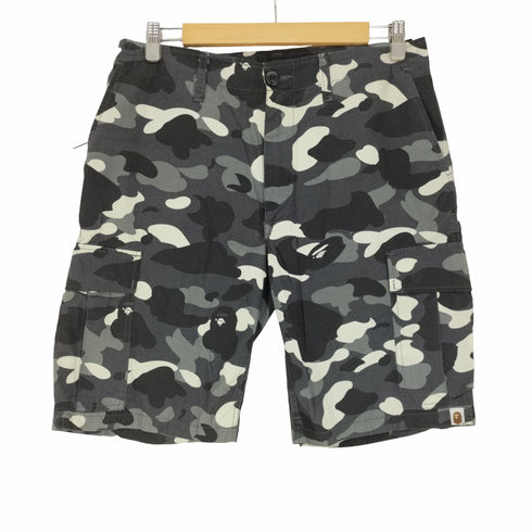アベイシングエイプ A BATHING APE COLOR CAMO CARGO SHORTS メンズ JPN:L