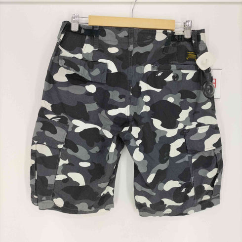 アベイシングエイプ A BATHING APE COLOR CAMO CARGO SHORTS メンズ JPN:L