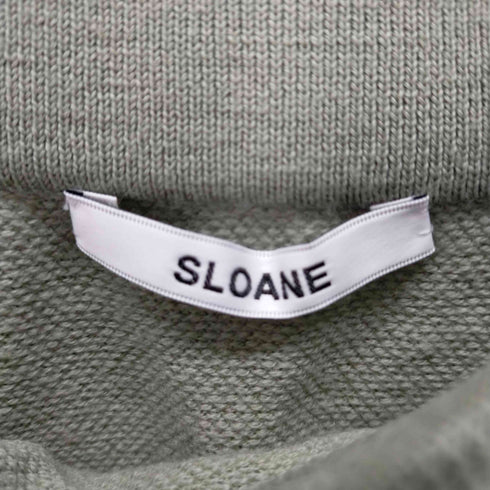 スローン SLOANE 12G メリノウール天竺スレッド編み スカート セミフレア ロング レディース 2