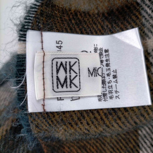 ミッシェルクラン MICHEL KLEIN 大判チェック柄マフラー レディース