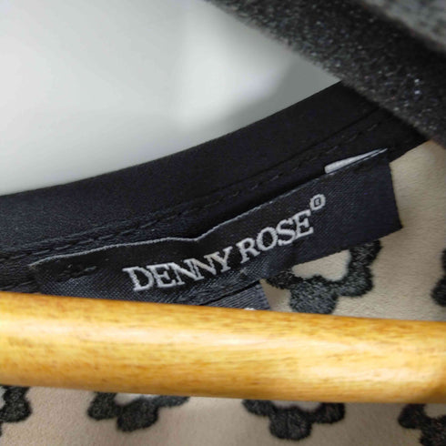 デニーローズ DENNY ROSE フラワー柄ワンピース ミニ 半袖 花柄 タイト レディース import:XS
