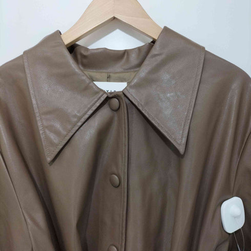 フレイアイディー FRAY I.D 2020AW タックレザージャケット レディース JPN:1