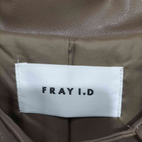 フレイアイディー FRAY I.D 2020AW タックレザージャケット レディース JPN:1
